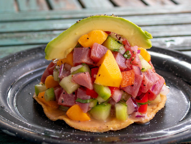 Tostada Sashimi Juncalito